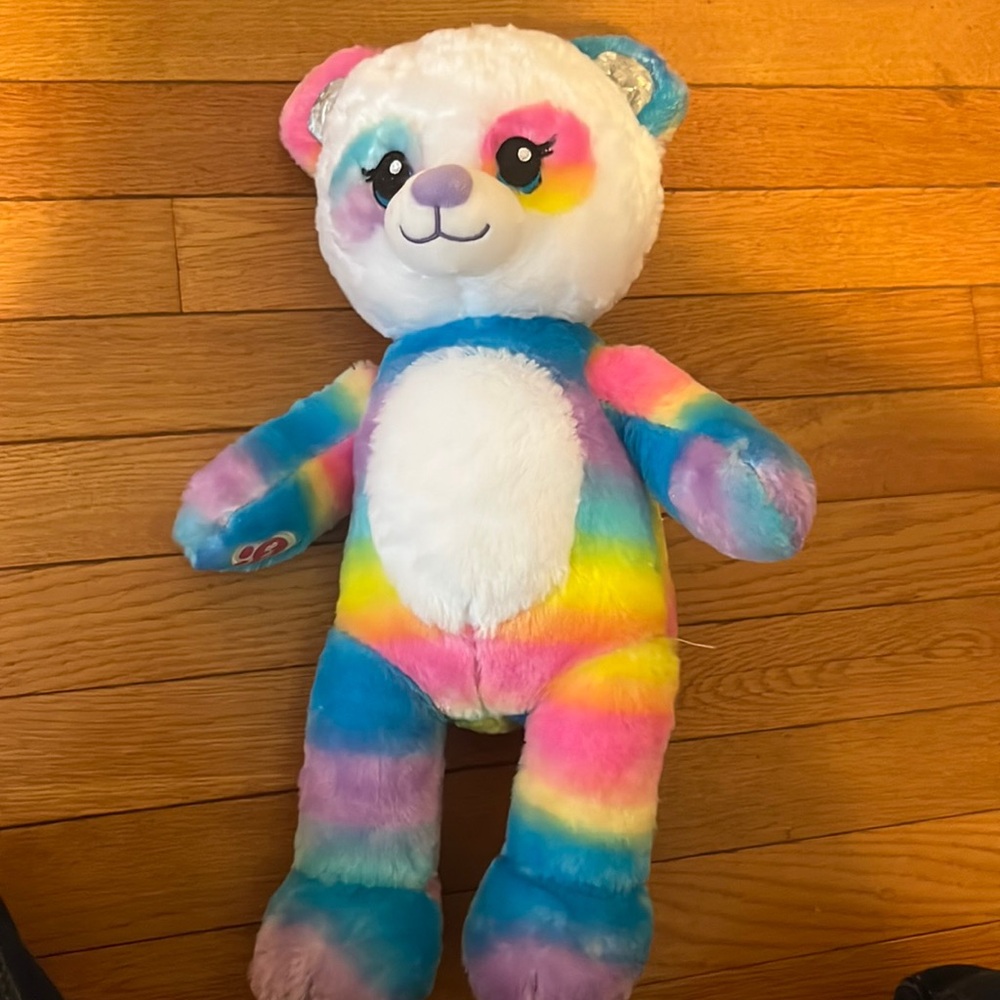 Build-A-Bear rainbow panda